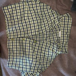 cropped flannel